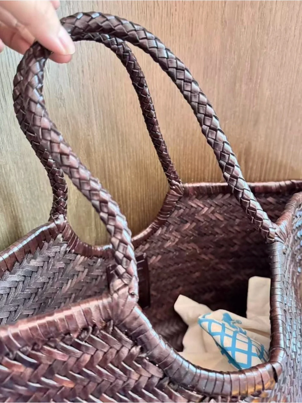 DRAGON DIFFUSION big Nantucket shoulder bag in dark brown
